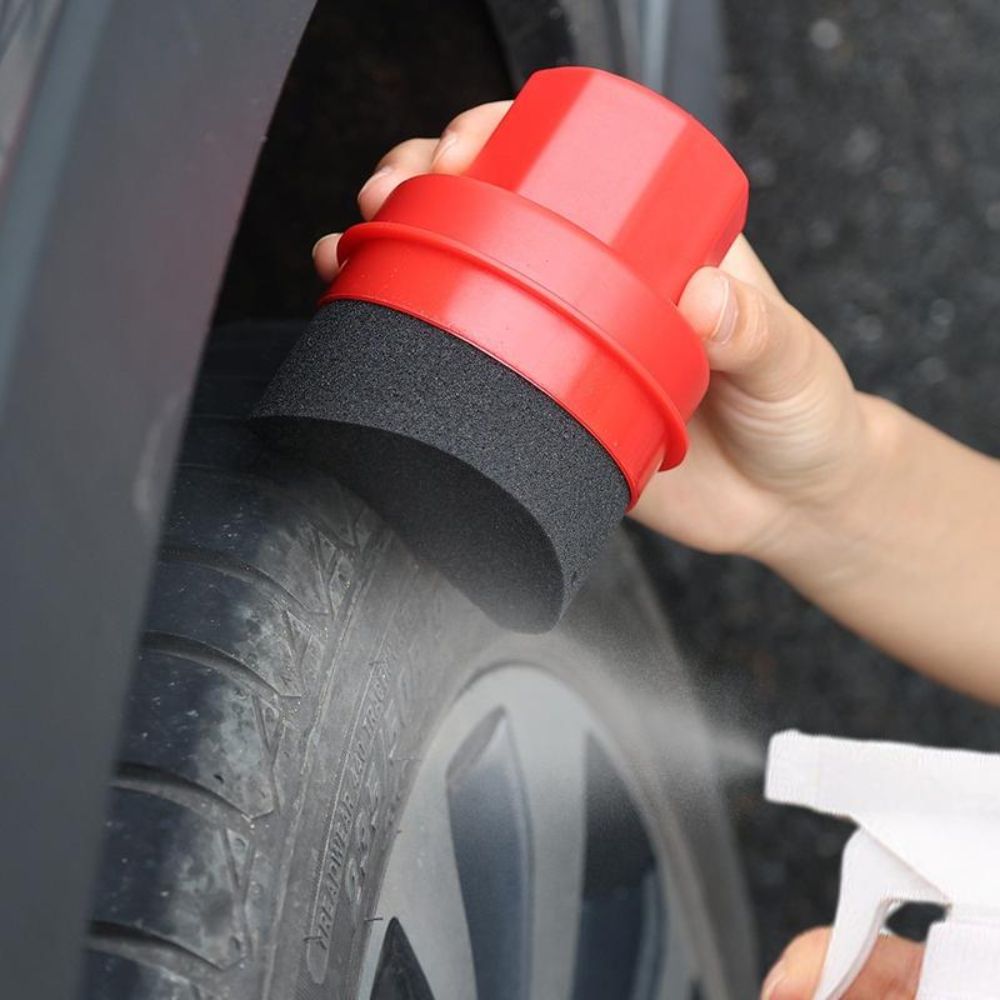 Curved Tire Polishing Sponge w - Wax Applicator Pad review and price