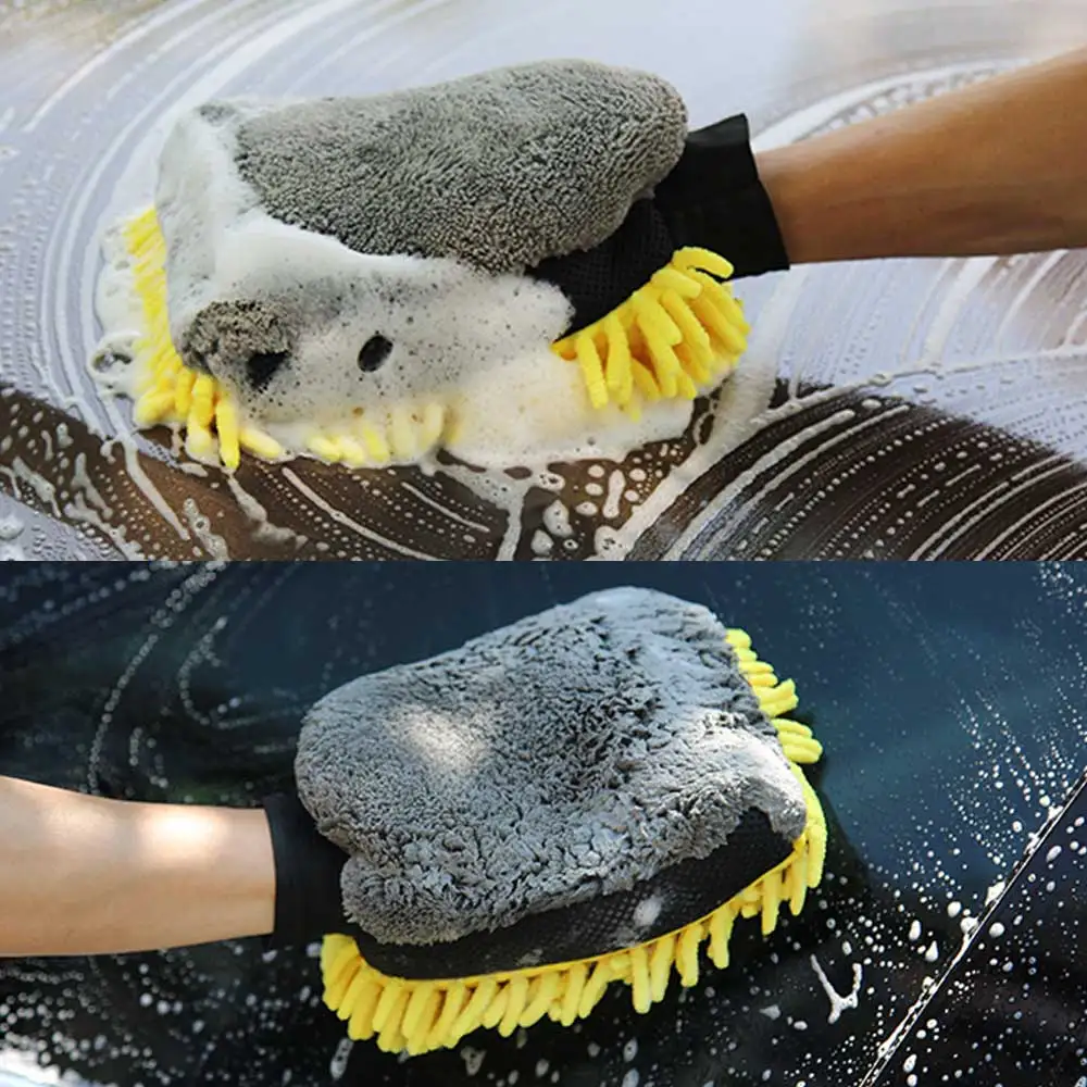 Car Wash Glove Coral Mitt Soft - Detailing Brush Set review and price