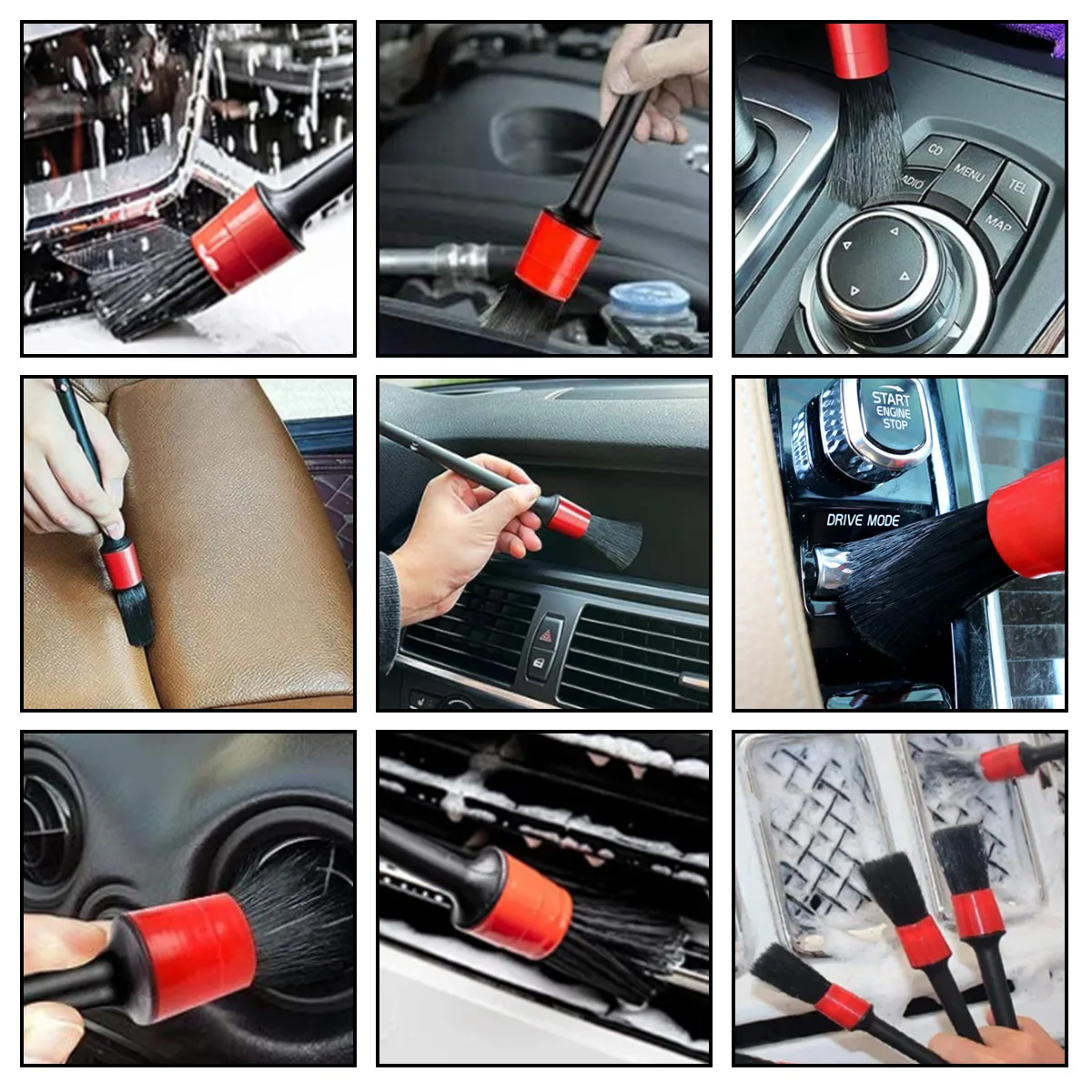 126-Piece Car Detail Cleaning  - Dirt Brush Interior review and price