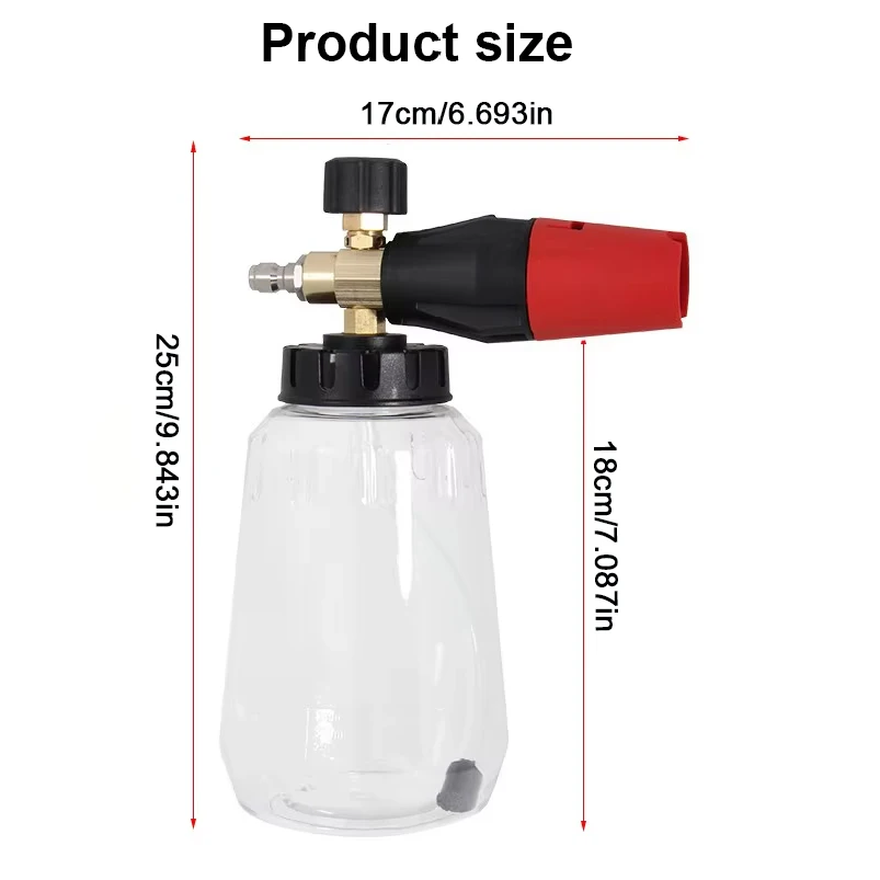 High Pressure PA Foam Cannon   - Pressure Washer Foam Gun review and price