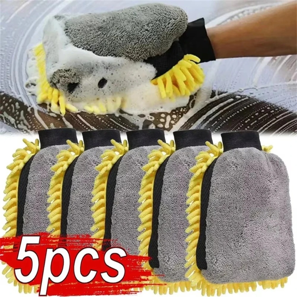 1/5pcs Car Washing Gloves Wate - Detailing Brush Set review and price