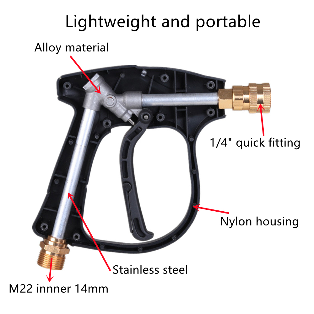 High Pressure Washer Gun+Snow  - Pressure Washer Foam Gun review and price